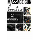 Ударный перкуссионный массажер Boostex (massage gun) – 30 режимов, 21 насадка, аккумулятор 2500 мАч, кейс