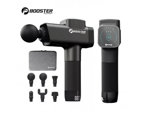 Антистрессовый перкуссионный массажер (пистолет) Booster M2-C с аккумулятором 2500 mAh, 12V, Type-C для терапии и снятия напряжения.