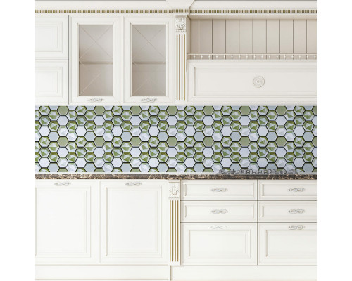 Декоративная ПВХ плитка на самоклейке 275х285х4мм Соты, цена за 1 шт. (СПП-502) SW-00000666