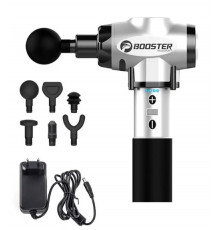 Профессиональный перкуссионный массажер для мышц Booster E (24V), ударный пистолет с металлическим корпусом