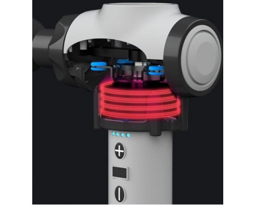 Профессиональный перкуссионный массажер для мышц Booster E (24V) Черный — ударный пистолет для снятия напряжения и боли.