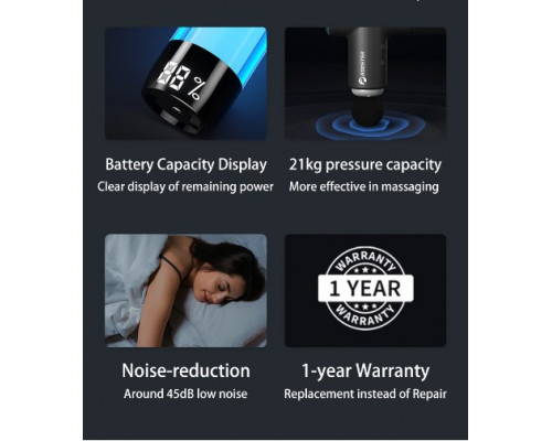 Профессиональный ударный массажер Booster Lightsaber (24V) для тела – эффективное устройство для восстановления и расслабления мышц.