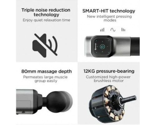 Профессиональный перкуссионный массажер Booster M2A для мышц и триггерных точек