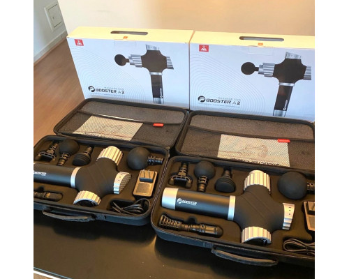 Перкуссионный массажный пистолет Booster A2 — ударный массажер для глубокого массажа и восстановления.