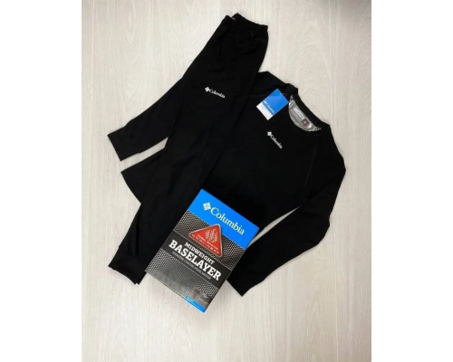 Женское термобелье Columbia зимнее OMNI-HEAT / Комплект термоодежды для спорта и холода, черный цвет Последний шанс 2 дня акции