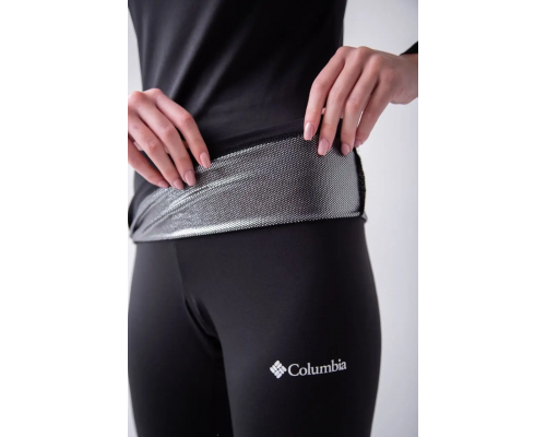 Женское зимнее термобелье OMNI-HEAT. Комплект термоодежды для спорта и холода. Черное термобелье. Последний шанс. Скидки всего 2 дня.