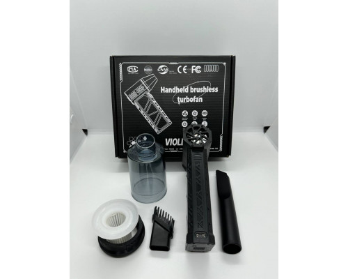 Аккумуляторный ручной турбовентилятор-пылесос Fun Turbo 2 для уборки пыли с кейсом