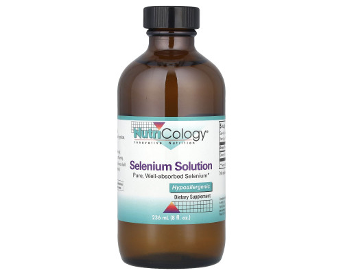 Селен, Selenium Solution, Nutricology, 236 мл