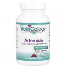 Полин, Артемізін, Artemisia, Nutricology, 500 мг, 100 вегетаріанських капсул