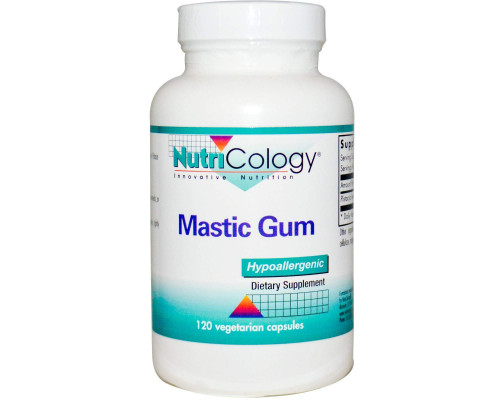Смола мастикового дерева, Mastic Gum, Nutricology, 120 кап.