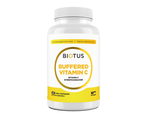 Буферізований вітамін С, Sodium Ascorbate, Biotus, порошок, 227 г