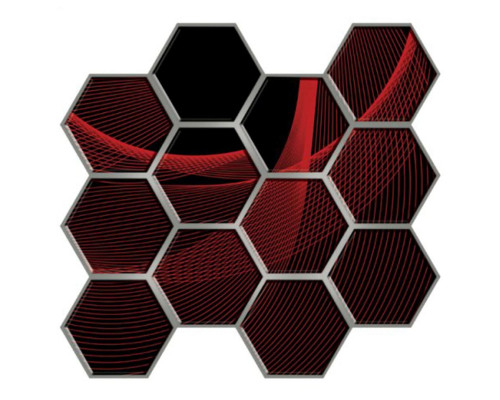 Декоративная ПВХ плитка на самоклейке 275х285х4мм Соты, цена за 1 шт. (СПП-503) SW-00000667