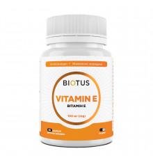 Вітамін Е, Vitamin Е, Biotus, 100 мг, 60 капсул