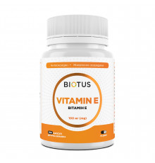 Вітамін Е, Vitamin Е, Biotus, 100 мг, 100 капсул