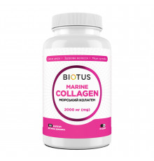 Морський колаген, Marine Collagen, Biotus, 120 капсул