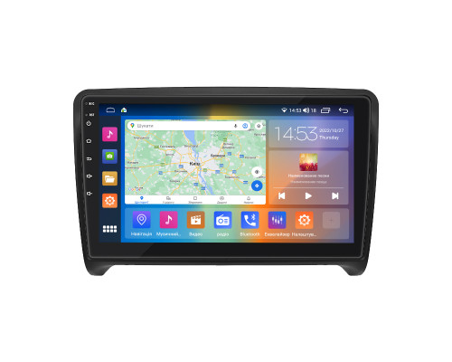 Штатная магнитола Lesko для Audi TT II (8J) 2006-2010 экран 9" 2/32Gb CarPlay 4G Wi-Fi GPS Prime