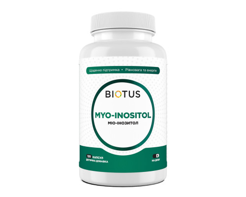 Міо-інозитол, Myo-Inositol, Biotus, 120 капсул