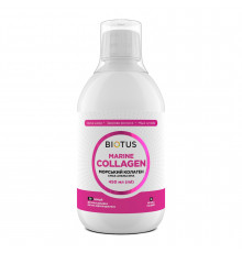 Морський колаген, Marine Collagen, Biotus, смак апельсину, 450 мл