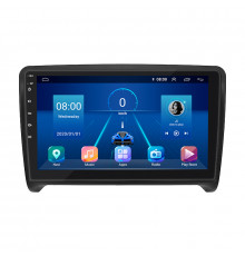 Штатная магнитола Lesko для Audi TT II (8J) Рестайлинг 2010-2014 экран 9" 2/32Gb 4G Wi-Fi GPS Top