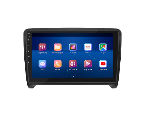 Штатная магнитола Lesko для Audi TT II (8J) Рестайлинг 2010-2014 экран 9" 2/32Gb 4G Wi-Fi GPS Top