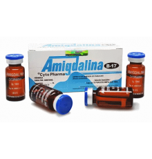 Вітамін B17, Amygdalina Solucion Inyectable, CYTO, 10 флаконів по 3 грами