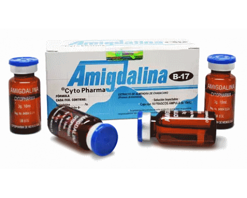 Вітамін B17, Amygdalina Solucion Inyectable, CYTO, 10 флаконів по 3 грами