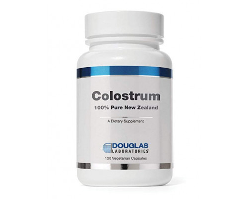 Колострум для імунітету та шлунково-кишкового тракту, Colostrum, Douglas Laboratories, антиоксидантна підтримка для омолодження, 120 капсул