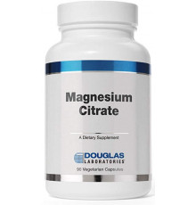 Магній цитрат, Magnesium Citrate, Douglas Laboratories, підтримує ензматичну активність, м'язи та нерви, 90 капсул