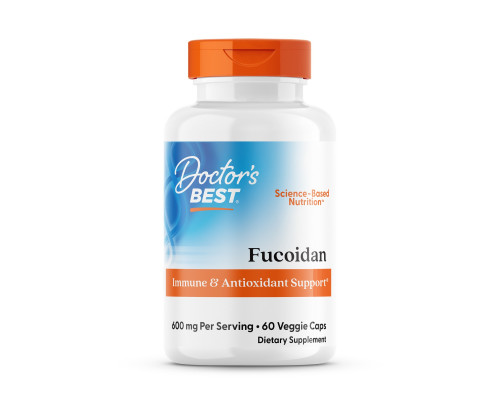 Фукоїдан 70%, Fucoidan 70%, Doctor's Best, 300 мг, 60 вегетаріанських капсул