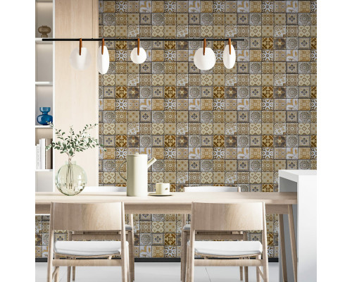 Декоративная ПВХ плитка на самоклейке 300х300х5мм Квадрат, цена за 1 шт. (СПП-604) SW-00000671