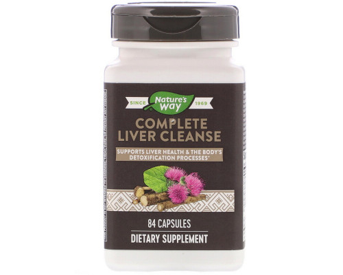 Підтримка печінки, Complete Liver Cleanse, Nature's Way, 84 капсули