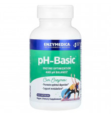 Ферменти рН баланс, pH-Basic, Enzymedica, 120 капсул
