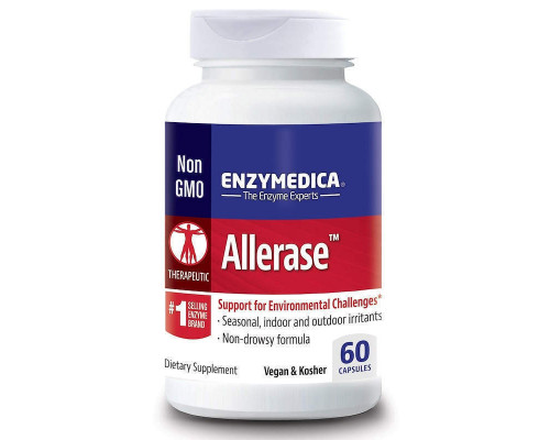 Комплекс від алергії, Allerase, Enzymedica, 60 капсул