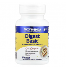 Ферменти для травлення, Essential Enzyme Formula, Enzymedica, 30 капсул