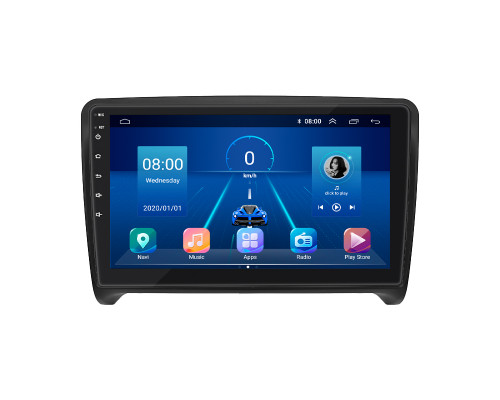 Штатная магнитола Lesko для Audi TT RS II (8J) 2009-2014 экран 9" 6/128Gb 4G Wi-Fi GPS Top