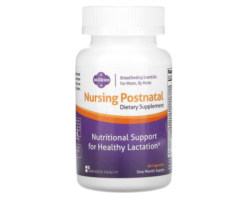 Післяпологовий догляд, Nursing Postnatal, Fairhaven Health, Milkies, 60 капсул