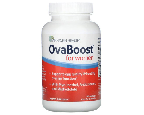 Здоров'я яйцеклітин для жінок, OvaBoost, Fairhaven Health, 120 кап.