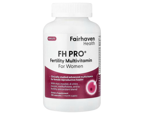 Репродуктивне здоров'я жінок, FH Pro for Women, Fairhaven Health, 180 капсул