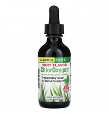 Концентрат хлорофілу, без спирту, ChlorOxygen, Herbs Etc., смак м'яти, 59 мл