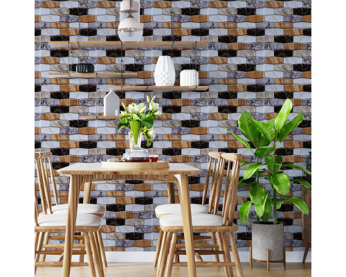 Декоративная ПВХ плитка на самоклейке 300х300х5мм Квадрат, цена за 1 шт. (СПП-605) SW-00000672