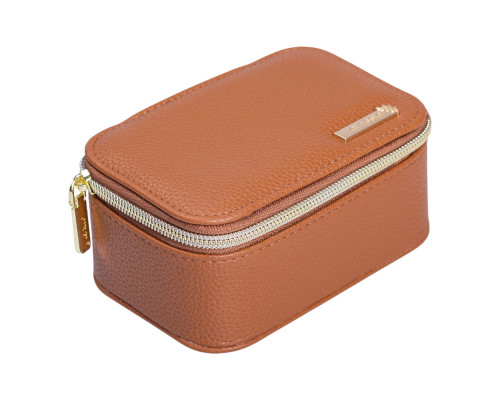 Скринька для прикрас з еко шкіри на блискавці міні органайзер для ювелірних виробів HP-5-26BR