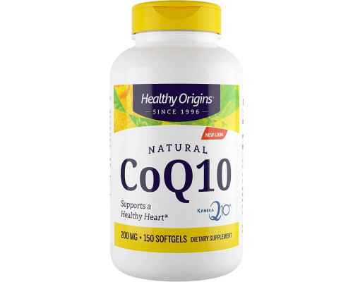 Коензим Q10, Healthy Origins, Kaneka Q10 (CoQ10), 200 мг, 150 капсул