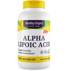 Альфа-ліпоєва кислота, Alpha Lipoic Acid, Healthy Origins, 600 мг, 150 капсул