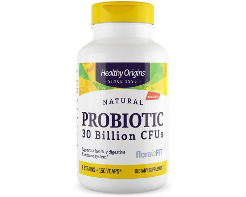 Пробіотики, Probiotic, Healthy Origins, 30 млрд. КУО, 150 вегетаріанських капсул