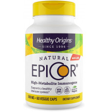 Епікор, EpiCor, Healthy Origins, 500 мг, 60 вегетаріанських капсул