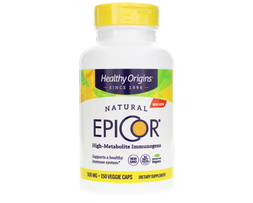 Епікор, EpiCor, Healthy Origins, 500 мг, 150 вегетаріанських капсул