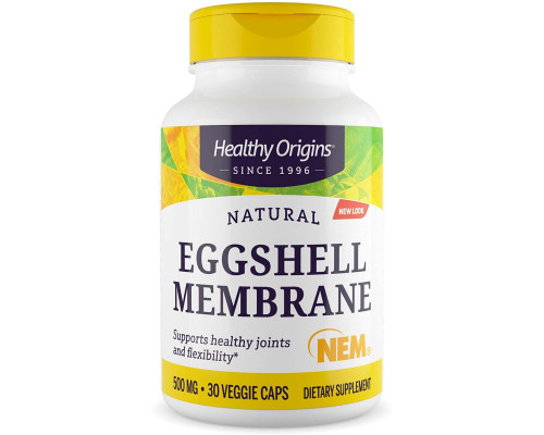 Яєчна шкаралупа, Eggshell Membrane, Healthy Origins, 500 мг, 30 капсул