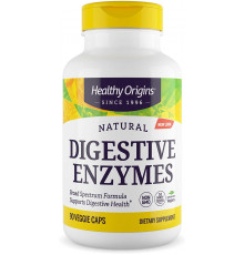 Ферменти для травлення, Digestive Enzymes, Healthy Origins, 90 капсул