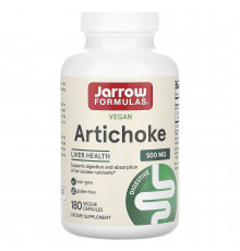 Артишок, Artichoke, Jarrow Formulas, 500 мг, 180 капсул