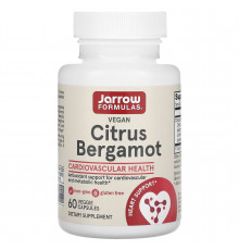 Бергамот, Citrus Bergamot, Jarrow Formulas, 500 мг, 60 рослинних капсул